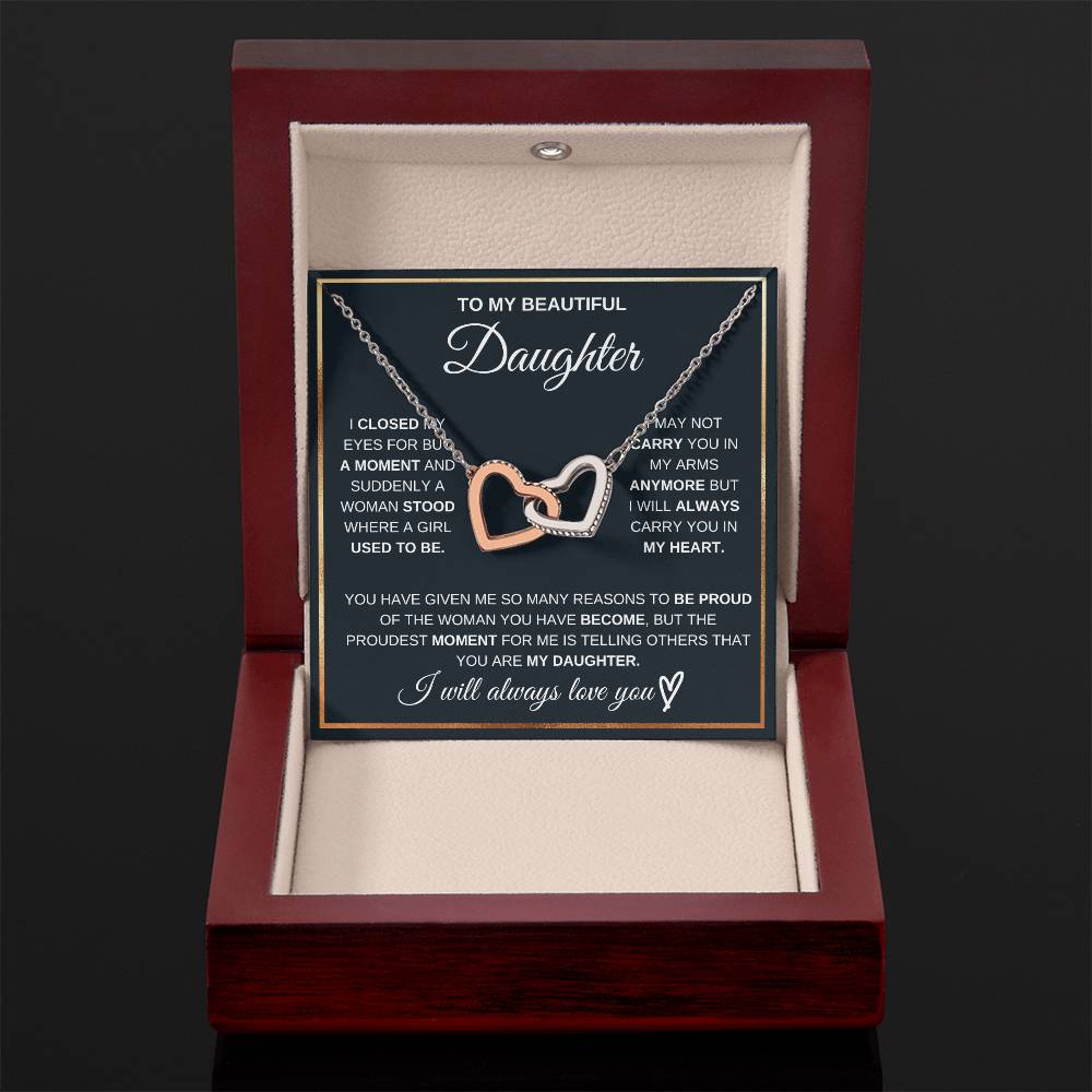 To my daughter, I will always carry you in my heart