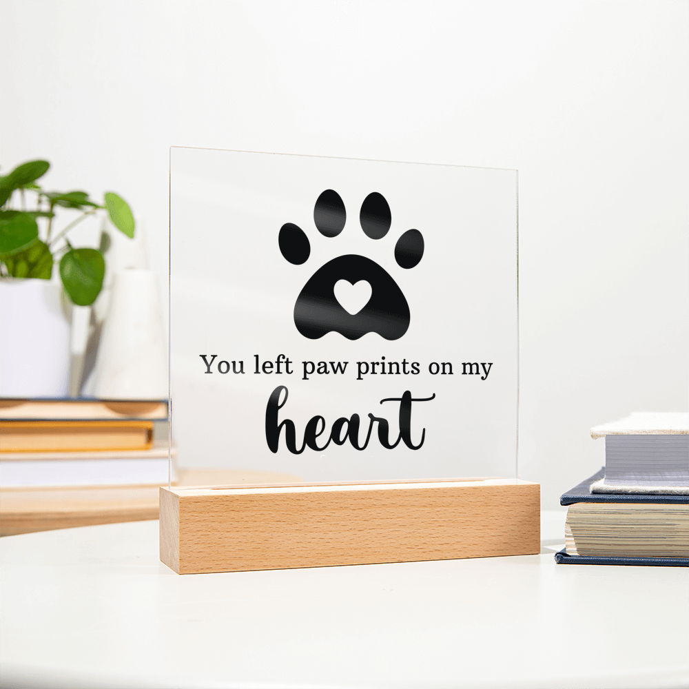 Keepsake Acrylic Bundle - You left pawprints in my heart