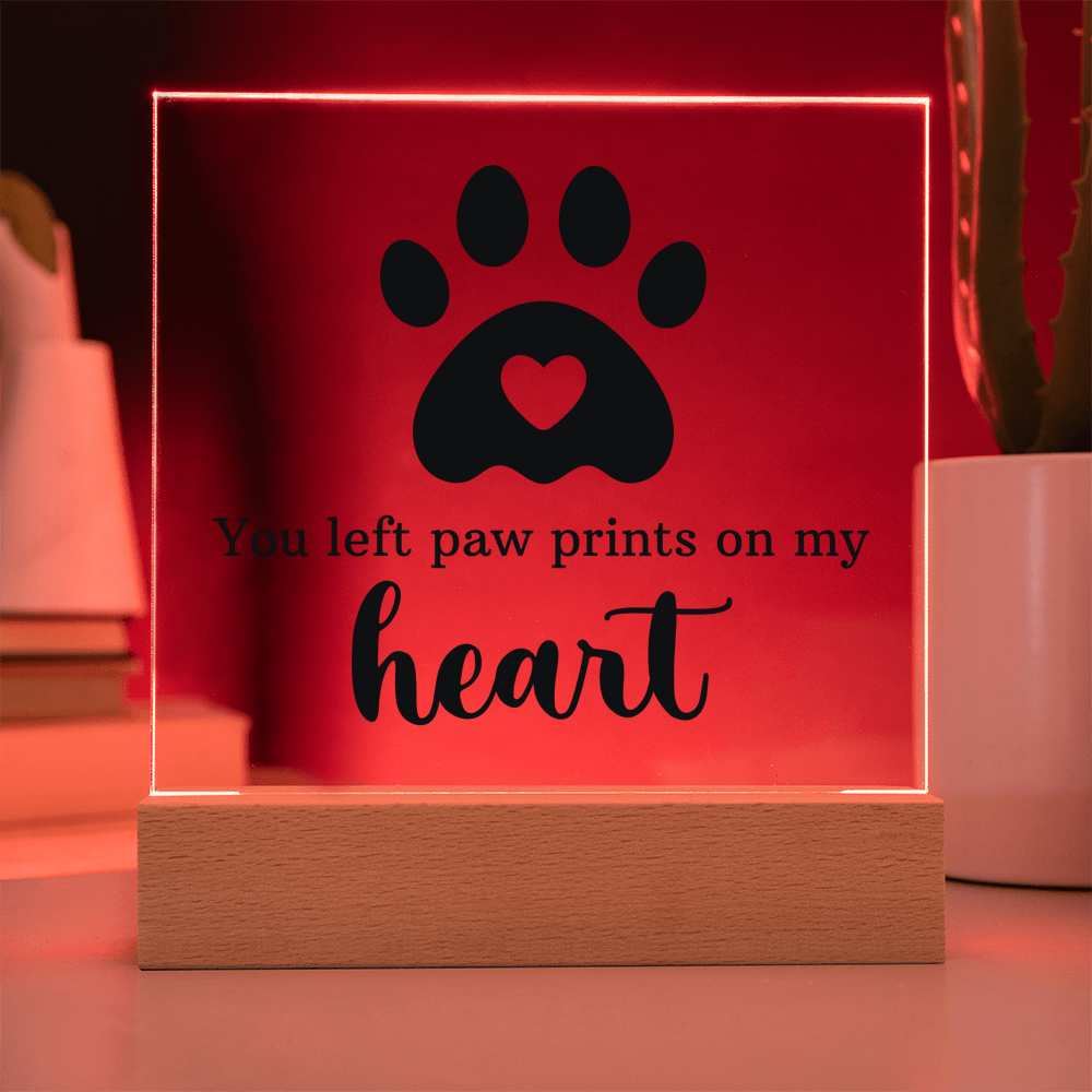 Keepsake Acrylic Bundle - You left pawprints in my heart